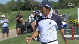 【動画】PGAツアー初優勝へ金谷拓実が17番であわやエースのスーパーショットで大歓声！オルセンが8番でホールインワン達成【3Mオープン3日目】