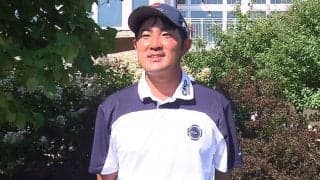 金谷拓実、1打差を追う最終日は「優勝を目指して頑張ります」