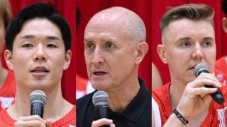 Wキャプテンで挑むアジアカップ…馬場「全員がキャプテン」、 ホーキンソン「時には意地悪に」