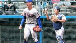 明秀日立、勝利を呼ぶ背番号6の力投　甲子園では「野手としても」