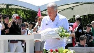 ジーコ氏が被爆80年の広島で試合　ロナウジーニョ氏アルシンド氏も