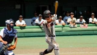 常に笑顔で楽しんだ「歴代最高の主将」　関商工の尾方煌士郎選手