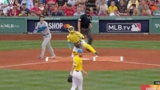 やってらんねえ！ 大谷翔平、特大弾で“まさかの光景”「どんな表情」 被弾した相手バッテリーのリアクションが話題に「ドン引きやん」