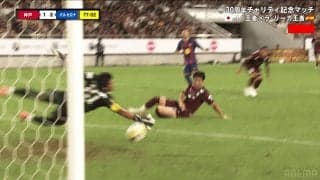 SNS騒然！ シュートも顔もメッシ？ バルサ新加入19歳、神戸３人唖然の鮮やかダイレクト弾「ボールスピードはっや」「バルドグジばり上手いやん」