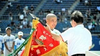 誰も辞めなかった47人、皆でつかんだ優勝　市船橋の田中健人主将