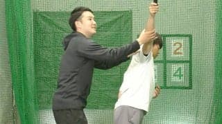 タオルのシャドーピッチングより効果的？　肘抜けも防止…実戦に近付ける“スティックドリル”