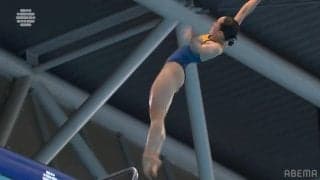 「この入水を見てください！」日本代表・金戸凜が見せた珠玉の高飛び込みに解説者惚れぼれ… 大技決め切りメダルけん引！