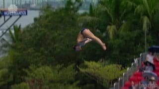 一体何が起きた？脅威の空中5回転から美し過ぎる入水！「下手したら6回転とか出てくるんじゃないの」圧巻演技にメダリストも脱帽