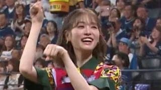 首位攻防戦に降臨した人気女優　ふりふりダンスにファン虜「かわいすぎやろがい」