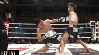 「さすが元ボクサー」連続アッパーで“ぐにゃり”衝撃KO 19歳のKOアーティストにファン騒然