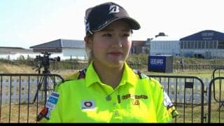 桑木志帆、急きょのAIG女子オープン出場「自分を信じて最後まで頑張りたい」