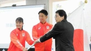 聞こえない子、できないという思い込みなくしたい　デフ選手団が会見