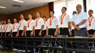 「東洋野球を見て」　14年ぶり夏の甲子園出場、東洋大姫路の壮行会