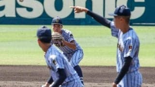 東海大星翔、甲子園で練習　感触を攻守で確認