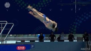14連覇も当たり前 高飛込で中国ペアが見せたシンクロ演技はもはやCGレベルの同調性 動きのタイミングがスロー映像でも完全一致