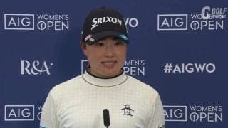 竹田麗央は3打差2位　寒さで前日より飛距離減も「上手くアジャストできた」