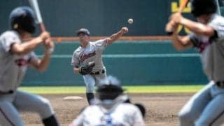 高校野球　大会連覇めざす京都国際が甲子園で練習