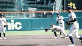 市船橋、憧れの甲子園で練習　本番に向け打撃や投球の感触を確認