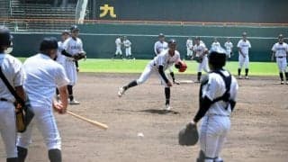 「甲子園特有の風、気をつけたい」岡山学芸館、夏の聖地で練習