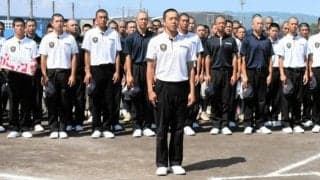 済美が甲子園に向けて出発　松山市の野志市長も激励