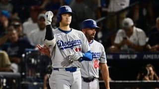 大谷翔平、4戦ぶりマルチヒット＆3出塁 ド軍はカーショウ好投で連勝＆首位キープ