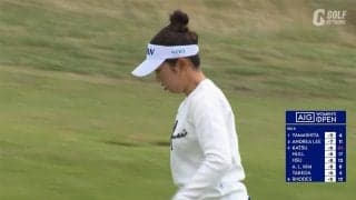 【動画】山下美夢有が海外メジャー初制覇に王手！　24歳誕生日に2つ落とすもトップを死守