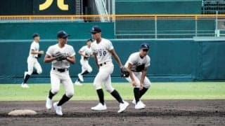 高知中央が甲子園練習「観客席めちゃくちゃ近い」「気持ち高ぶる」