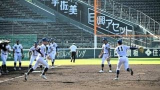 聖光学院が甲子園で練習　投手「やっぱり良いマウンド、投げやすい」