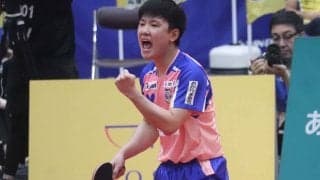 悲願の初制覇へ、ベールを脱いだ“岡山リベッツ・張本智和”　電撃移籍の男子エースが語ったデビュー戦【Tリーグ】