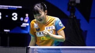 張本美和 カットマン・橋本帆乃香を死闘の末に撃破！2大会連続2冠に王手【卓球 WTTフォズ・ド・イグアス】