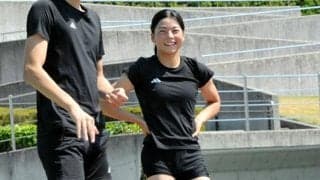 駆けっこは幼い頃から得意　日本代表目指す陸上の前田さくら選手