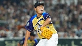 実況どよめき「50歳とは思えない」　松井稼頭央氏腰砕け…現役さながらの快投に東京D騒然