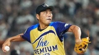 引退から7年…50歳とは思えぬ投球「現役復帰して」　東京Dで伝家の宝刀、SNS騒然