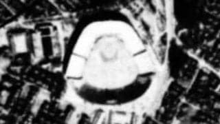 甲子園に突き刺さった焼夷弾、スタンドは炎上　80年前の8月6日