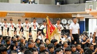 「一戦必勝」尽誠学園で壮行会　生徒や教職員ら400人が激励