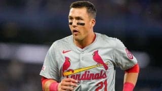 「WBC思い出すな」ヌートバーのスーパーダイビングキャッチにファン喝采「大谷翔平の目の前に立ち塞がるの激アツ」　ドジャースを撃破