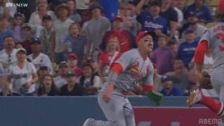 「これは侍」30メートルの大激走！ヌートバー、WBC彷彿のビッグプレーに反響続々「これはガチでスーパープレー」「すげえな！たっちゃん」