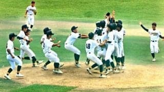 神港学園が10年ぶり優勝、飾磨工を完封　高校軟式野球兵庫大会決勝