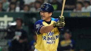 51歳と思えぬ戦慄の一打に「マジでOB？」　30代の元メジャーリーガー粉砕「さすがすぎる」