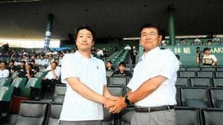 天理が初戦へ　徳島・鳴門と監督同士で互いの印象や理想の展開を語る