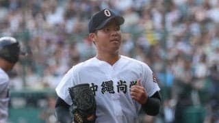 沖縄尚学の2年生サウスポーが3安打14奪三振！しびれる投手戦で貫録の完封勝ち「自信になる」【25年夏甲子園】
