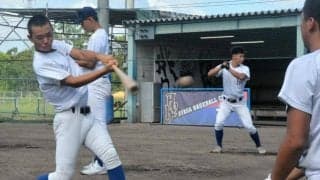 綾羽の選手たちが高知中央を想定し練習　きょう初戦、夏の甲子園