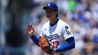 大谷翔平、審判から指摘受ける場面　打者とタイミング合わず…切り替え三振奪う