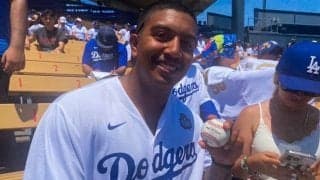 大谷翔平の1000安打“記念球”は「飾ります」　大争奪戦も…米軍勤務の24歳が驚愕の幸運