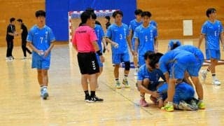 駿台甲府ハンドボール部、高校総体連覇ならず　富山代表の氷見に惜敗