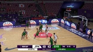 「脚の動きエグい！」日本代表主将“鬼の粘着ディフェンス”にSNS沸騰「50点分の価値ある守備」馬場雄大が相手エース封殺→雄叫び