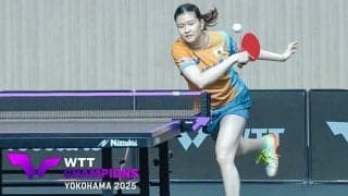 【キレキレ】橋本帆乃香 明日の初戦に向け午前練で調整！｜WTTチャンピオンズ横浜2025