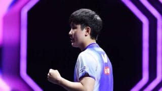 張本智和 初戦完勝でベスト16進出！2回戦は過去6勝5敗のスウェーデンのシェルベリと対戦【卓球 WTT横浜】