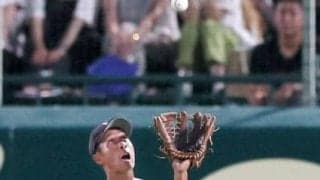 甲子園でナイター初体験に「気合で捕る。最後は勘」旭川志峯の中堅手