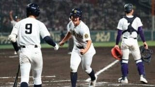 天理破った鳴門　徳島大会無安打の小川選手、甲子園で2安打の活躍